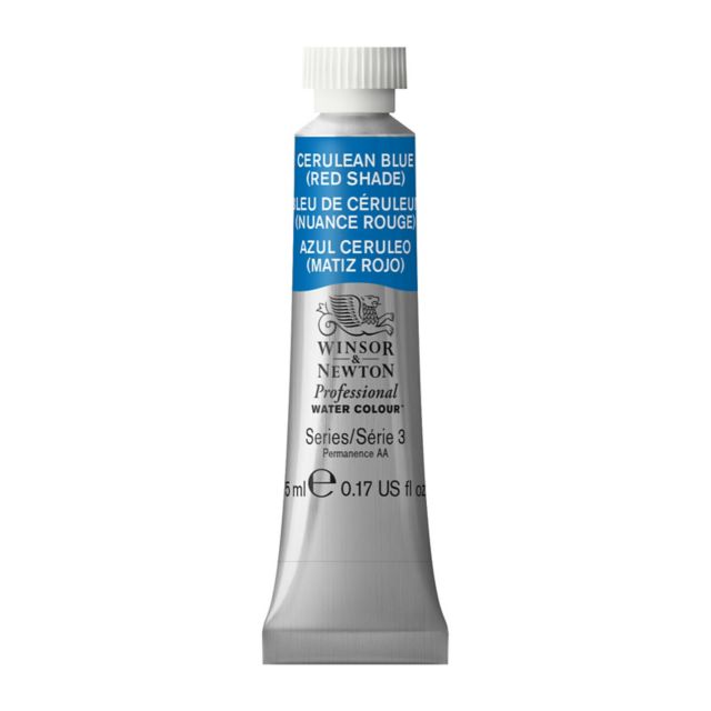 PROFESSIONAL WATERCOLOR 5ML CERULEAN BLUE RED SHADE