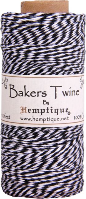 Bakers Twine 410 Foot Black/White