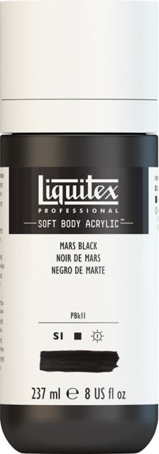 Professional Soft Body Acrylic 237Ml Mars Black