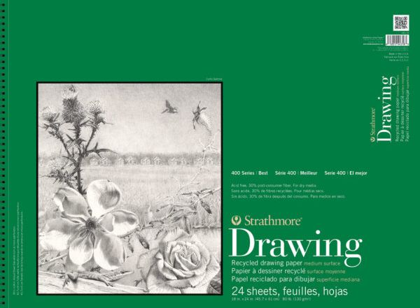DRAW RCY 80# 18X24 SB 24S