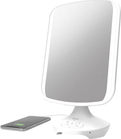 iHome REFLECT Bluetooth Vanity Speaker 10x13in, White