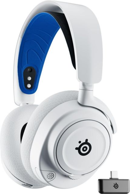 SteelSeries Arctis Nova 7P Wireless Gaming Headset for PS5, PS4 (White)